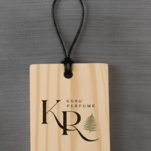 koru wood tag